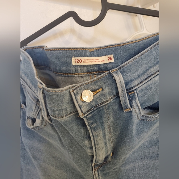 Levis 720 high rise super skinny - Picture 2 of 5